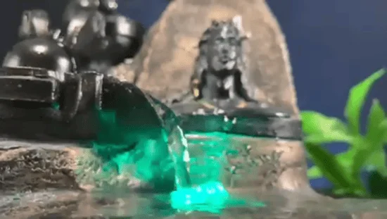 Ganesha Statue Hindu God Indoor Water Fountain Home Decoration Elephant Statues