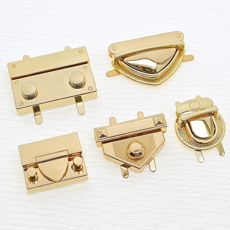 High quality Custom Bag Hardware Metal Handbags Twist Lock Metal Turn Locks For Purse