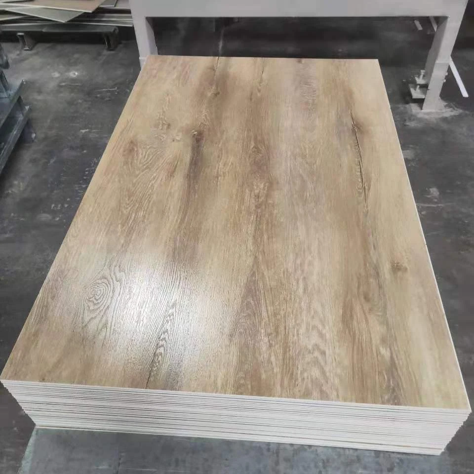 SPC click vinyl flooring with eva ixpe backing cork floor