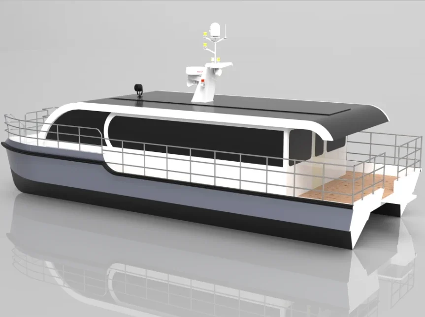 16m 53ft 60 passengers aluminum catamaran  ferry  boat passenger boat for sale
