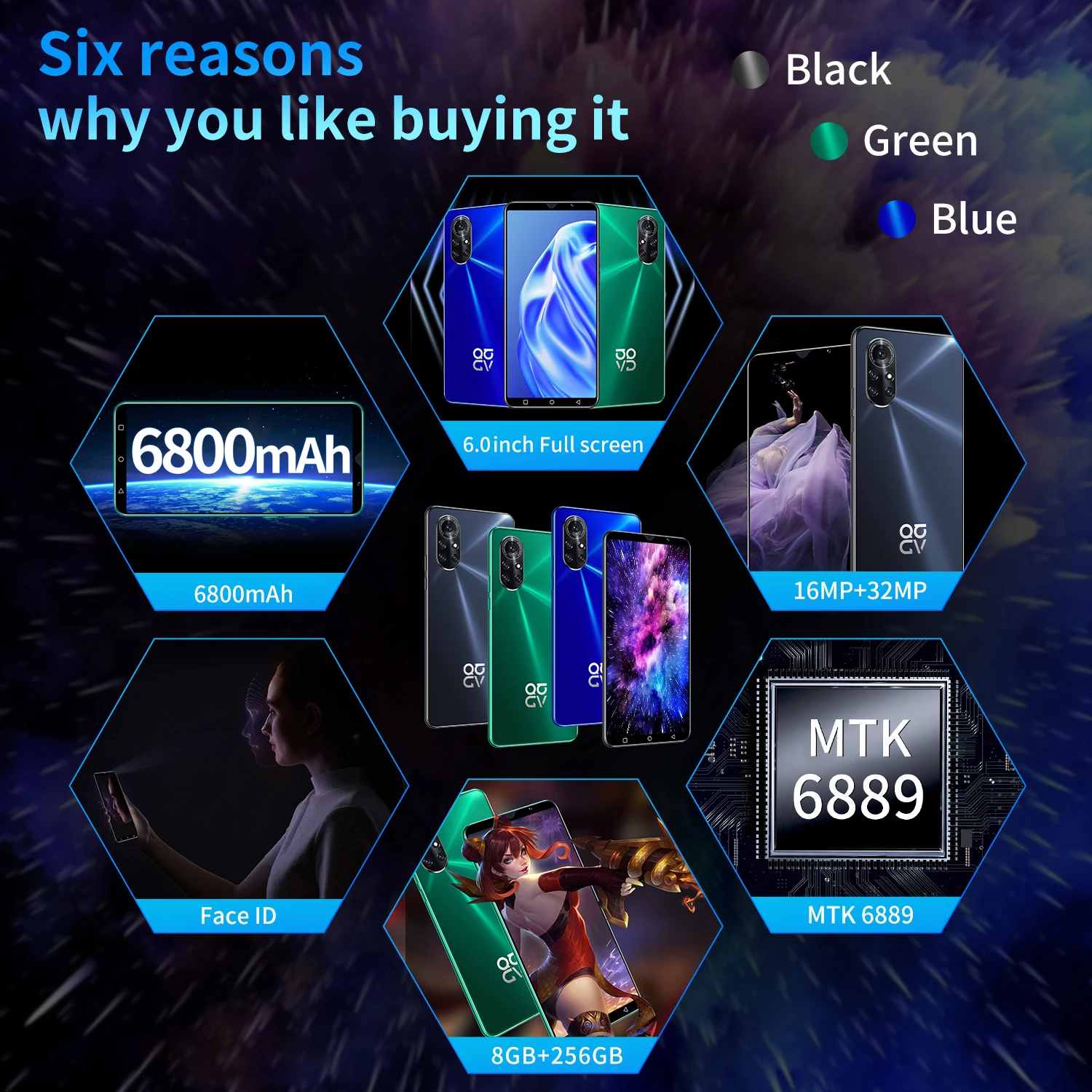  N8Pro Заводская Продажа Мощный deca core процессор смартфон