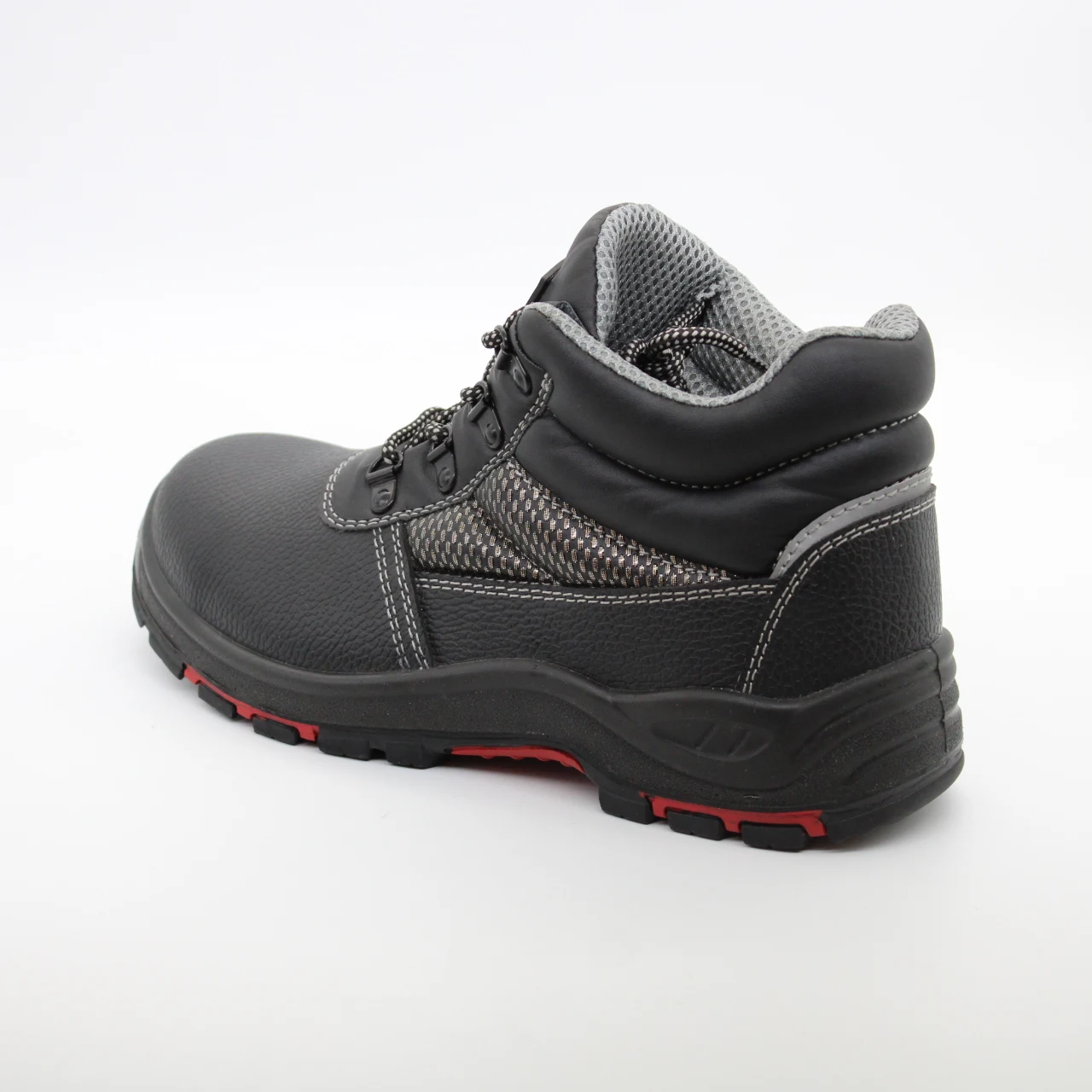 High Quality Genuine Leather Pu  Safety Shoes Anti Slip Acid- Proof  Comfortable  Foam Collar