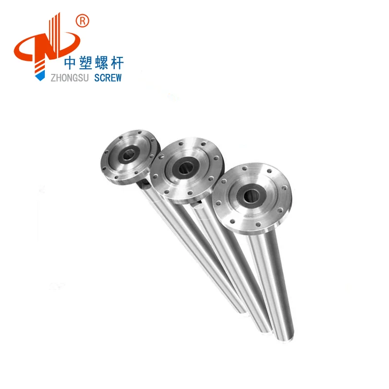 bimetallic single plastic extruder screw barrel for sheet /profile/board