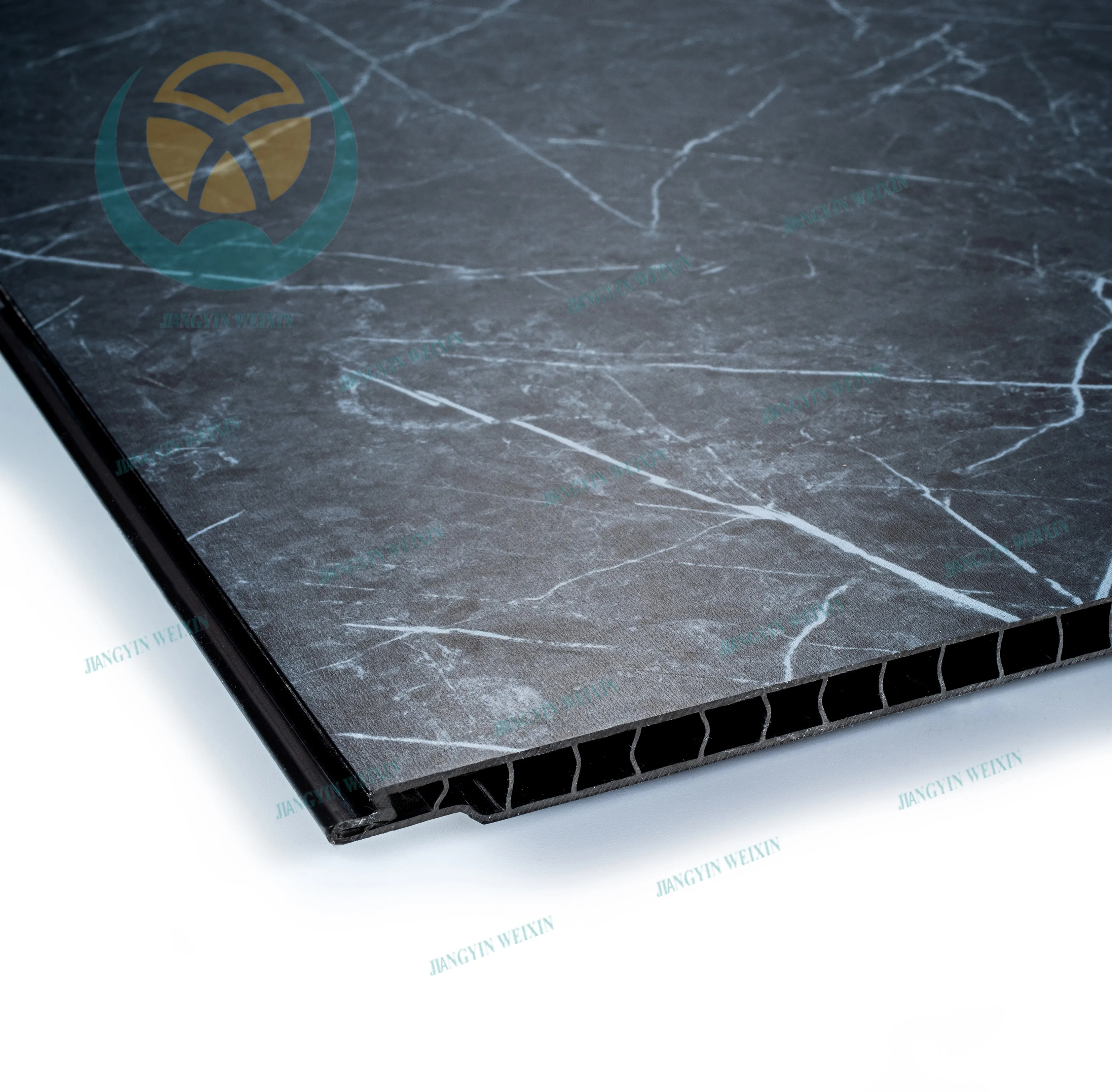 Grey PVC Stone Wall Panel Factory Direct Sale For Interior Decoration Wall Panel Matt Wall PVC Panel