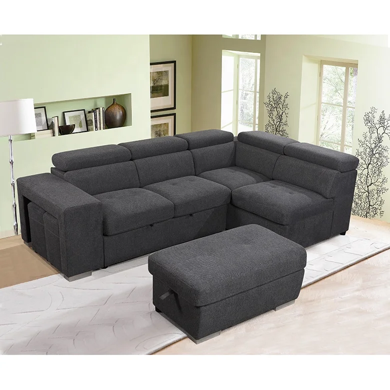 High Quality Living Room Modular Couch Modern Large Sectional  headrest Corner 3 Seater Sofa Set Furniture for Home