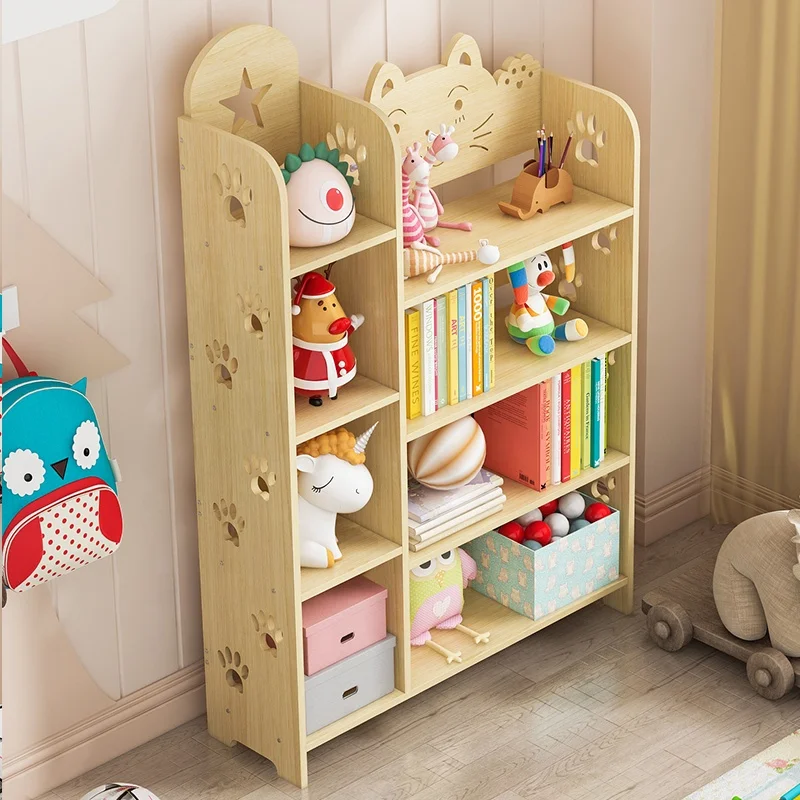 
Haichuan wooden children book shelf `Simple modern style Large capacity multilayer design Children bookshelf 