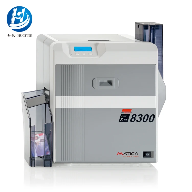 Superior Print Quality and Reliability Single-sided Matica EDIsecure XID8300 Retransfer Student ID Card Printer