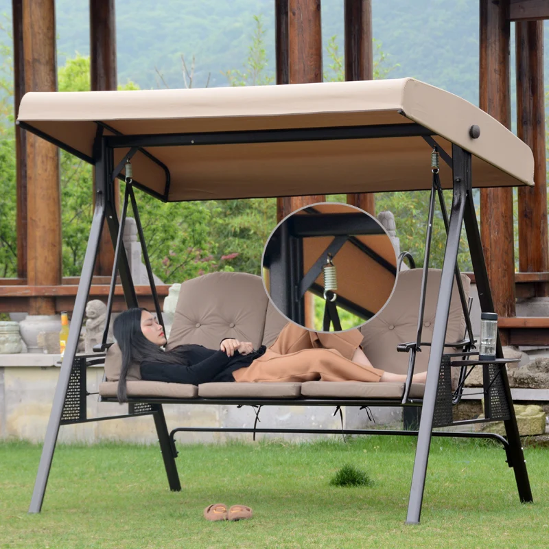 Swing Suspension Extended Heavy Duty Spring 2 Pieces, 990 lb Load Capacity, Hammock Chair Sandbag Cross Galvanized Hook