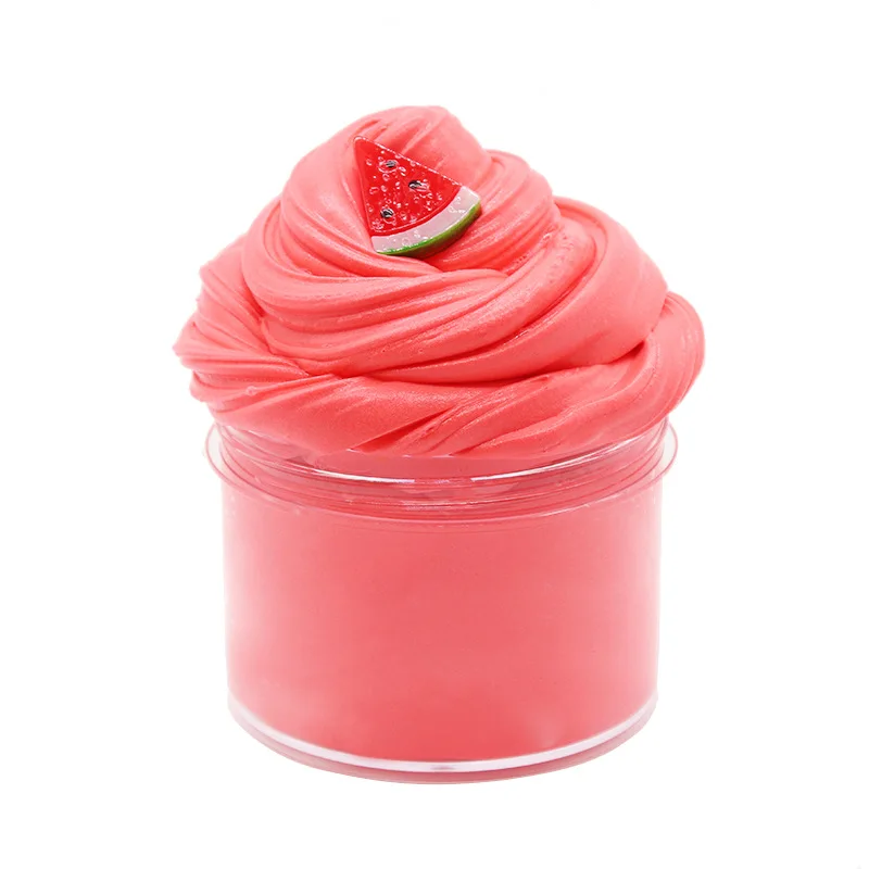 2020 New Hot Selling Slime Toy Set Soft Color Brinquedo EN71 Kids Cotton Mud Foam Cotton Clay Fluffy Slime Super Light Clay