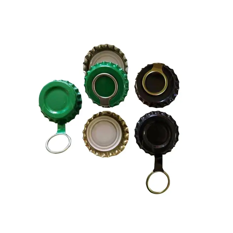 ODM OEM Service Logo Print Customized Pull Ring Metal Aluminum Beer Cap