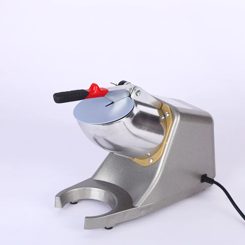 Stainless Steel Ice Blender Commercial High Power Ice Shaver Snow Cone Maker Cold Drink Shop Ice Crusher