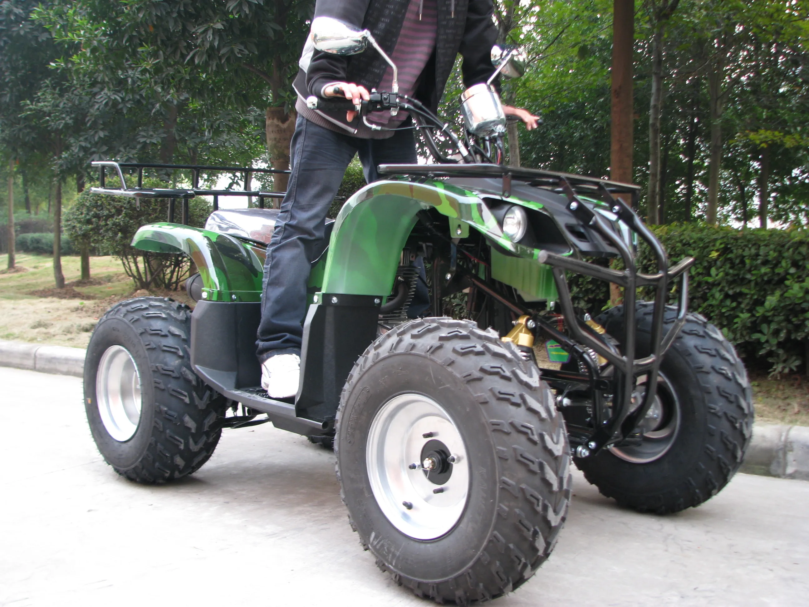 
Automatic chain drive Aluminum rim atv quad bike 250cc 4x4 atvs 4 wheeler quad for adults 