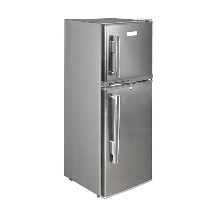 Cheap prices white double door stainless steel refrigerator for home kitchen