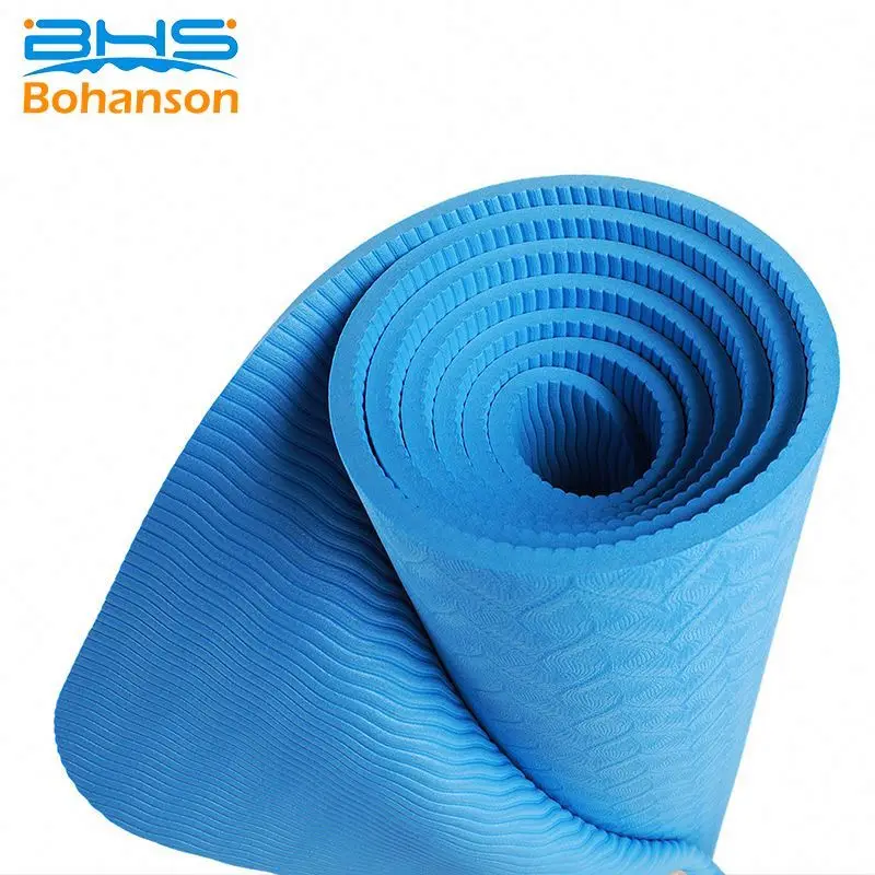 2024 Exercise Eco friendly Custom Made TPE Yoga Mats with Logo Printed