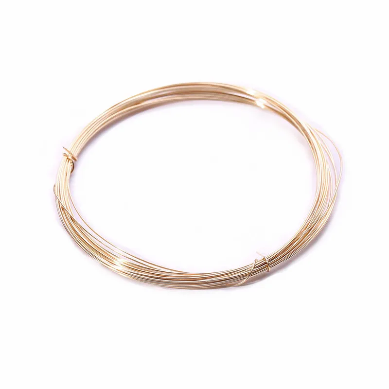Non Tarnish Real 14Kt Gold Filled Wire for DIY Jewelry Making Supplies 4.5 meter/pack