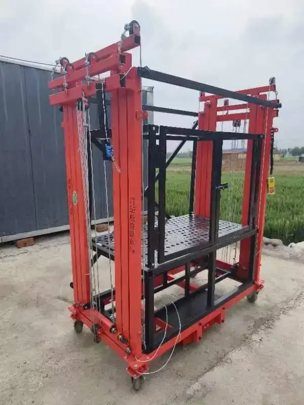 Mobile Electric Lifting Scaffold Elevator Parts Adjustable Lift  Scaffolding Working Platform