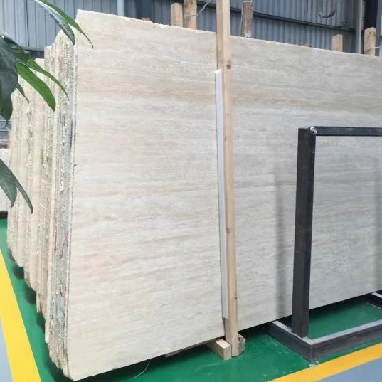 Italian imported marble Roman Travertine slab tile for indoor decoration
