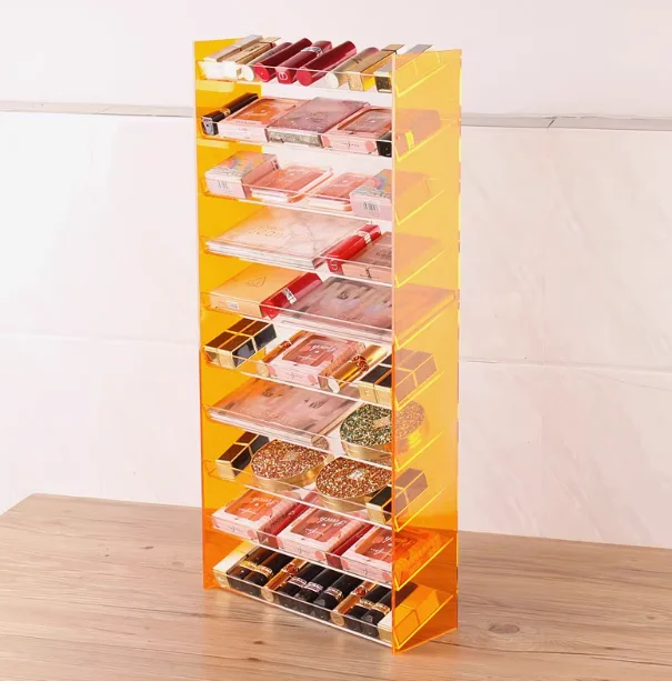 Custom Clear Acrylic Display Stand Usb Cable Multi-Layer Storage Rack Mobile Phone Accessories Holder Plastic Storage Rack