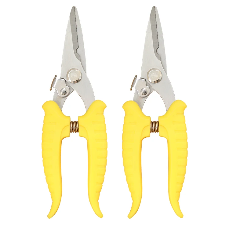 High Quality Electrician scissors 8 inch one-time electronic scissors Tin Snips Sheet metal shears