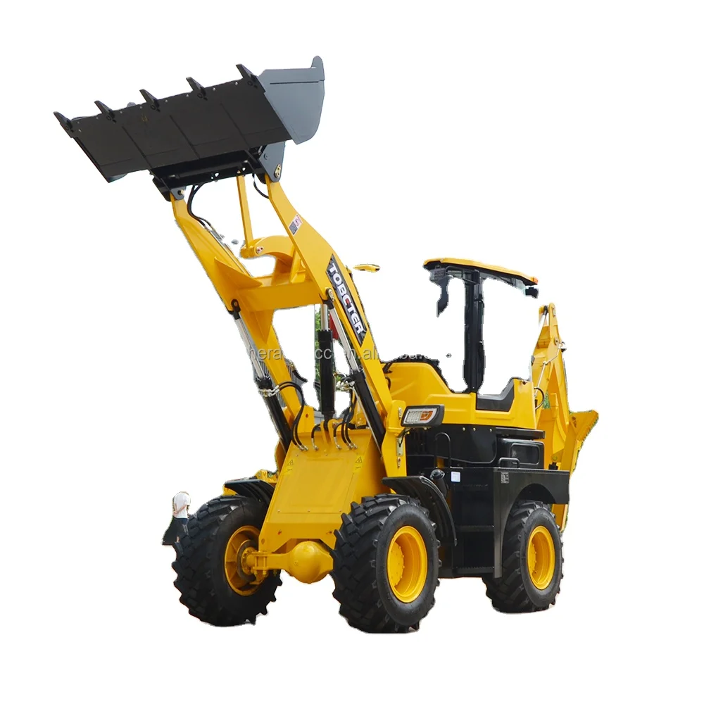 WZ28-20 Mini Wheel Loader  1-5 Ton Rated Load Front Backhoe Loader Crawler Moving Type Farm Bucket