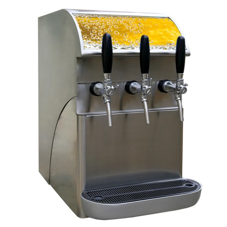 Automatic Carbonated Sparkling Water Machine, 2 Taps Soda Sparkling Water Dispenser