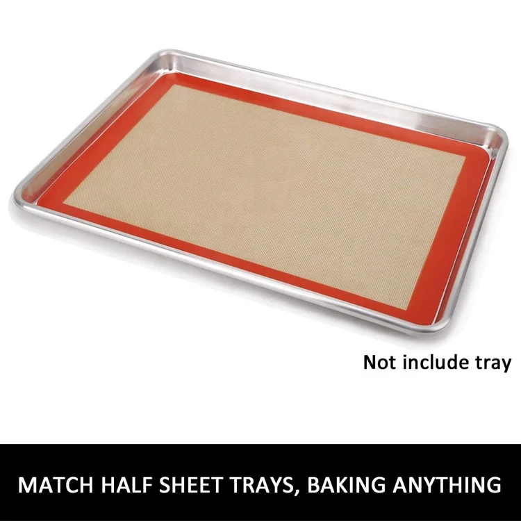 Custom Silicon Mat Kitchen Baking Non-stick Pastry Macaron Baking Mat Cookie Sheet Perforated Silicone Baking Mat