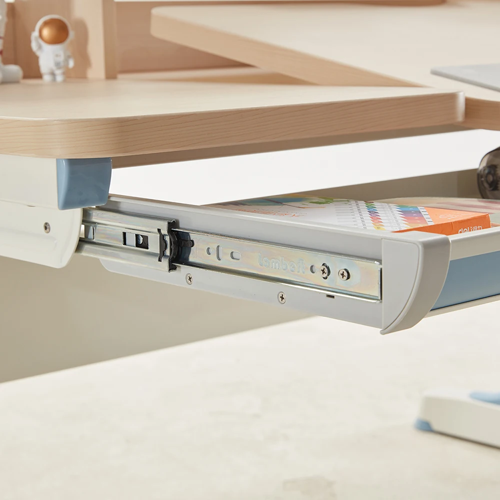 Gmyd F120 эргономичная охлаждающая дома дети Студенческие столы с регулировкой по высоте, с книжными полками для детей Рабочий стол стул набор