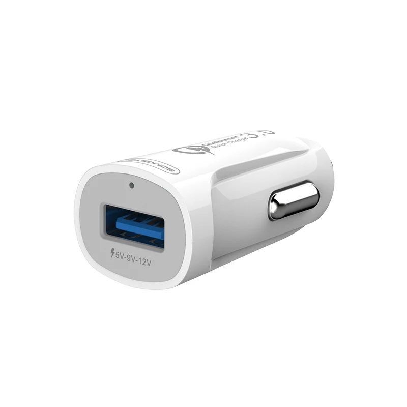 Somostel Portable Usb Car Charger Cargador De Coche QC3.0 Carga Rpida Con Luz LED USB