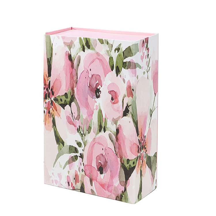 magnetic high end foldable paper roses explosion candle gift box