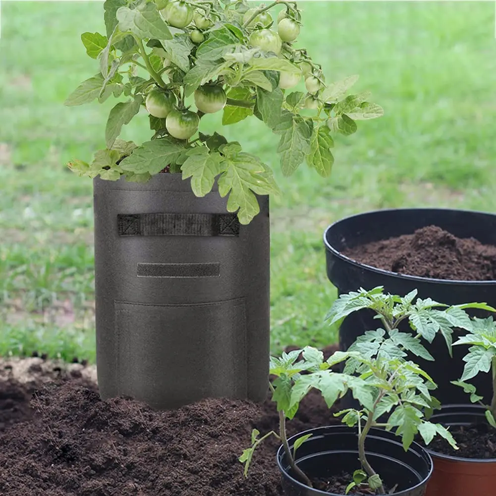 15 Gallon Non Woven Fabric Planter Vegetable Cocopeat Shiitake Mushroom Grow Bags Grow Bags For Plants