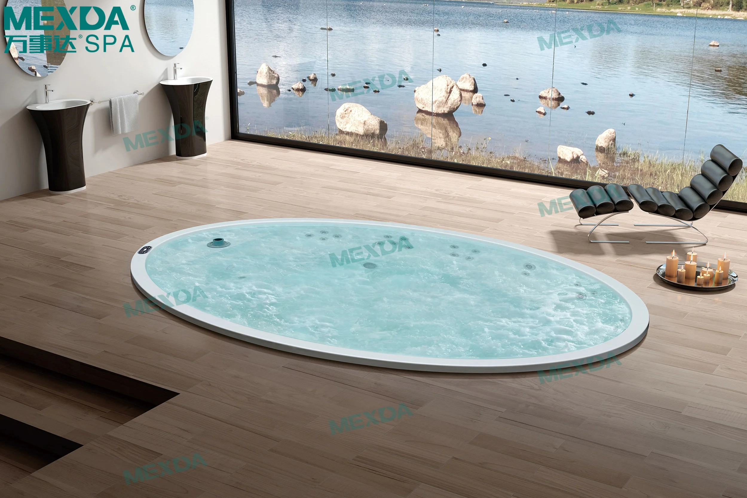 4.5m Acrylic Swimming Pool Swim SPA with 50 jets WS-PC04CH