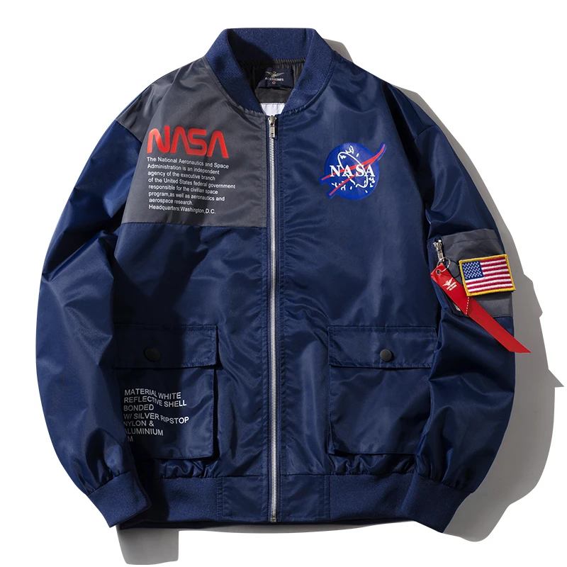 Latest Design Baseball Jacket Men Nasa Jackets with Plus Size Winter Thick Everyday Coat Sports Jacket