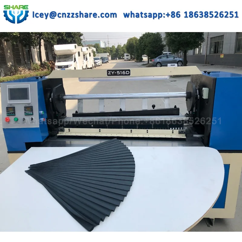 Automation Textile Pleat Making Pleating Machine Paper Pleater Pleating Machine Zj 816