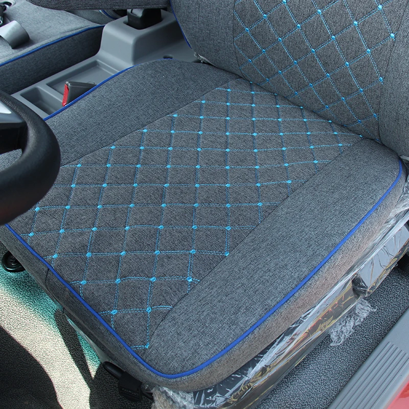 Customized full surround fabric linen breathable box type agricultural vehicle seat cover suitable for trucks vans sedans  Isuzu
