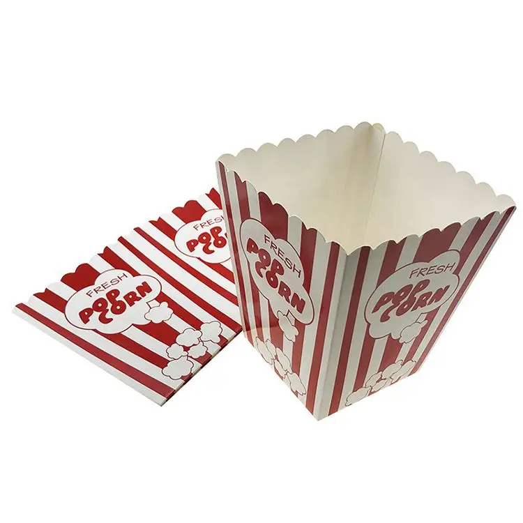 Custom 32Oz 46Oz 64Oz 85Oz 130Oz Popcorn Paper Cup Bucket
