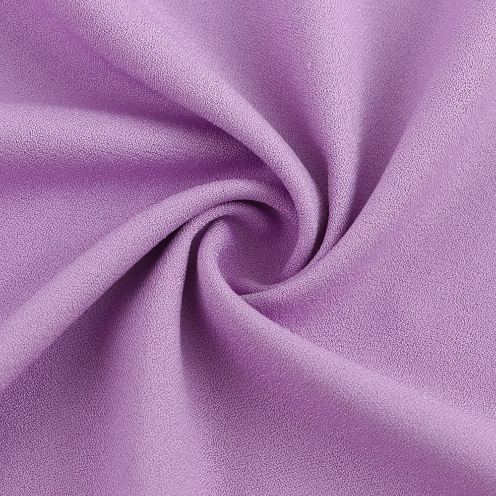100 Polyester Spandex Soft Stretch Woven Como Crepe Plain Crinkle Printed Dyed  Moss Crepe Fabric