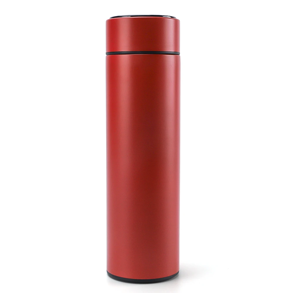 2020 Wholesale Custom Stainless Steel Vacuum Temperature Display Thermos Cup Travel Bottle Smart Vacuum Flask 500ml
