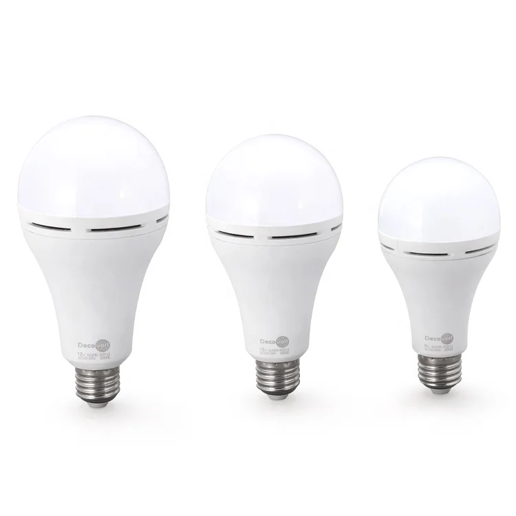 Guangzhou Rechargeable G4 Raw Material A60 A65 5W 7W 9W 12W 15W 18W Energy Saver 12 Volt Led Bulbs Dimmable
