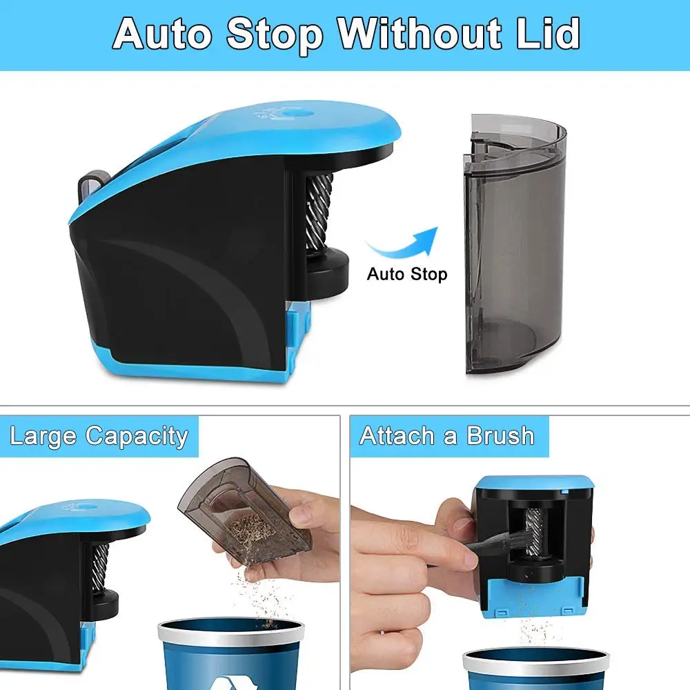 4.33'x2.76'x3.46'inchesFree Sample Factory Price Helical Blade Pencil Sharpener for Student or Art school  Back to School