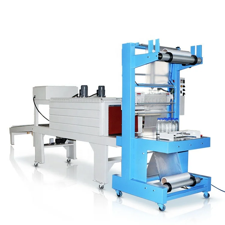 High Speed Automation Film Wrapping Machine Automatic Big Infusion Bottles Tins Sleeve Sealing & Shrink Packing Machine
