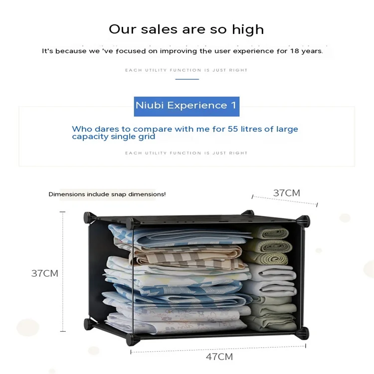 Diy Size Cheap Almirah Living Room Cloth Storage Container Folding Wardrobe Clothes Organizer Wardrobe Bedroom Furniture