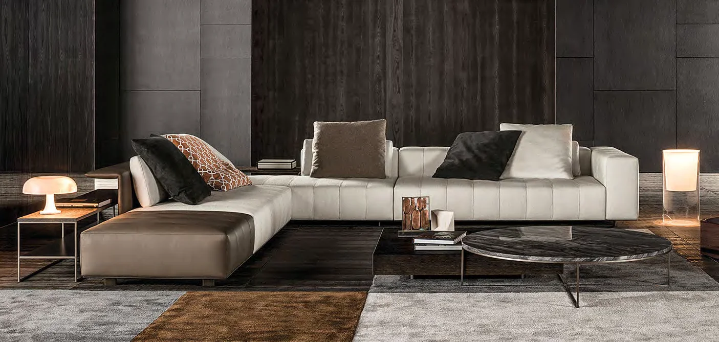 Light Luxury Cream Wabi-sabi Living Room Frosted Velvet Small Apartment Designer Straight Row Multi-seat Fabric Sofa