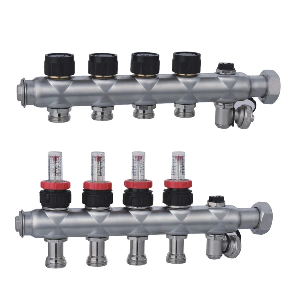 A lot of hot selling classic design stainless steel manifold for radiant floor heating