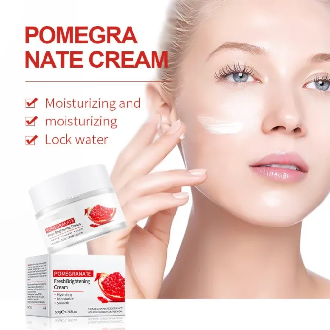 Hot selling Nourishing anti aging Vitamin C Pomegranate Face Cream for wrinkles and dry skin