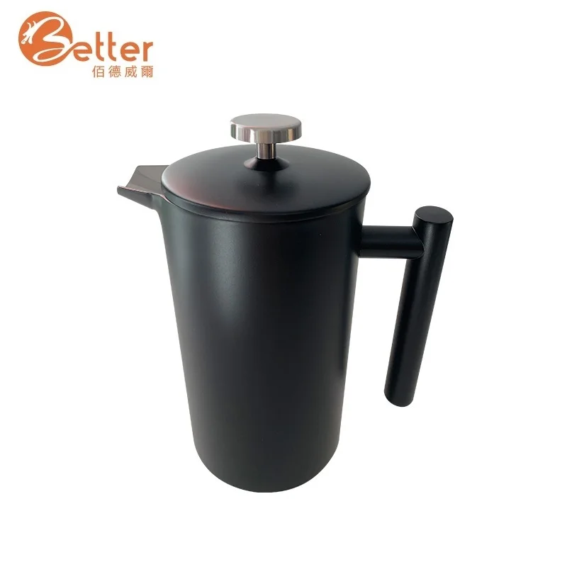 From China Coffee French Press Double Walled Coffee Jug Stainless Steel French Press Coffee Maker