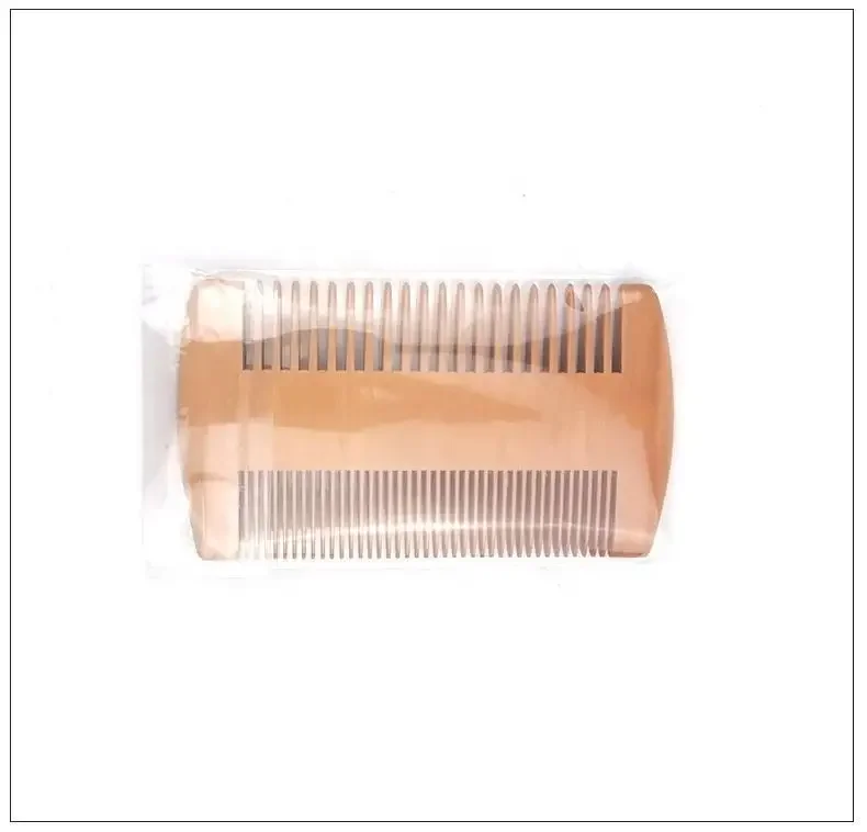 Wholesale Wooden Lice Comb OEM Engraved Logo Black Hair Beard Comb For Home Use