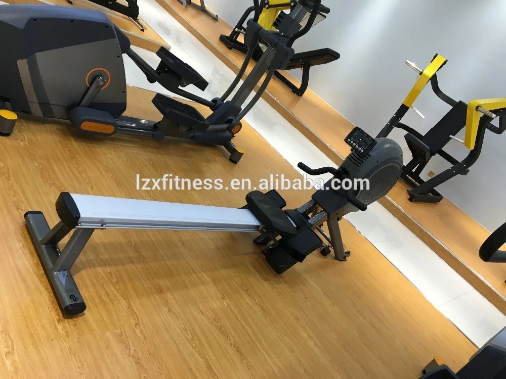 LZX-H1 body exercise air rower machine rowing machine with monitor