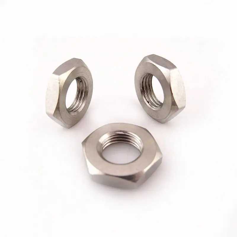 Gb6172.1 Din439,Ansi/Asme B18.2.2 Jis B11/1-93 Zinc or Stainless Steel Hex Thin Nut