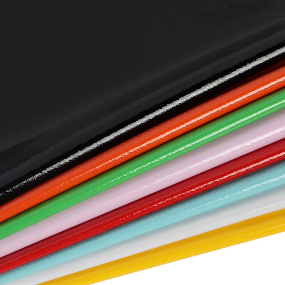 Widely Used Superior Quality Synthetic China glossy Artificial Leather metal PU shinning clothing leather