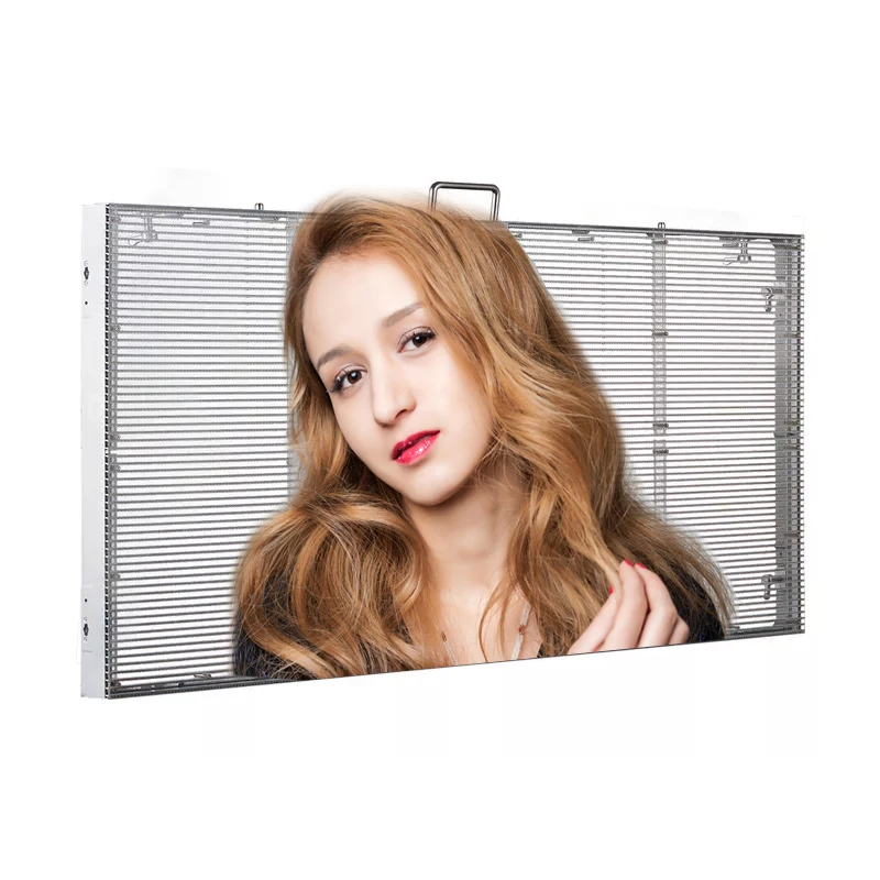High Transparent Glass Led Display P3.91-7.81 Indoor Outdoor 4K Window Glass Screen Led Film for Glass Display